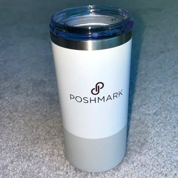 Posh Other - POSHMARK Tumbler Coffee Tea Reuseable Eco Friendly Travel Friendly Has Lid